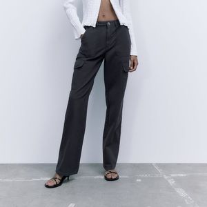TRF Straight Cargo Pants: Zara